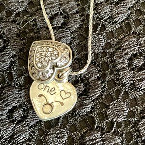 Brighton "One Love" Magnetic Heart Pendant Necklace